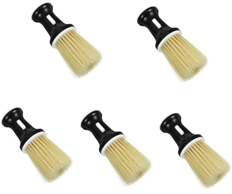 FOMIYES 5pcs Professional Hair Detangling Brush for Barbering Finishing Brush Neck Duster Men Shaving Tool