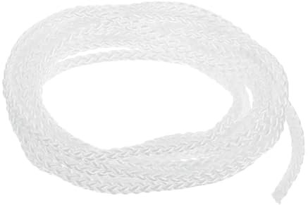 sourcing map 3Pcs Cord Loop for Window Shades, 3mm 6Ft(183cm) Nylon Satin Cord Window Blind Looped String Braided Lift Shade Cord for Pleated Shades Blind Shade DIY, White