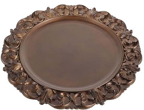 CONGARTENO Assiette à Dîner Vintage Assiette à Gâteau Décorative Rétro Support à Dessert pour Collation pour Pâtes Et Nourriture