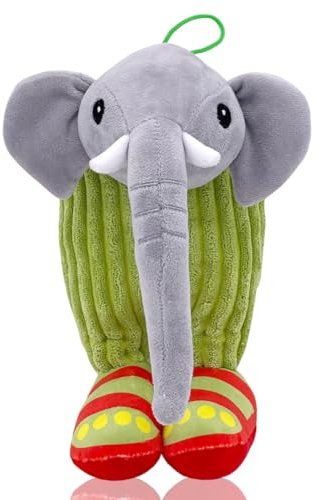 PyrrlicToy Bambola di Peluche, 25cm Elefante di cactus Italan Brain Cartone Animato Bambola Peluches Ripiene Giocattolo Morbido e Soffice Cuscino Anime Personaggio Ornamento