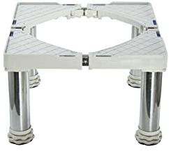 Soporte MóVil Universal para Secadora Base para lavadora y secadora, universal, para refrigerador y refrigerador, con 4 patas, longitud y ancho ajustables de 12 a 19 pulgadas, base para lava