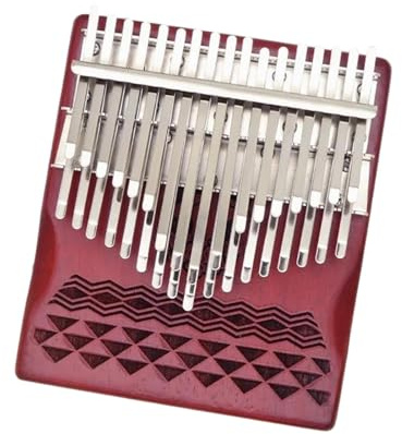 Anfänger-Kalimba Dieses Kalimba-Daumenklavier Mit 34 Tasten Besticht Durch Seinen Retro-Stil Chromatische Und Eine Aufbewahrungsbox(River)