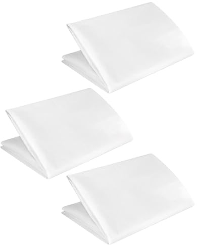 Donvuka 3 Stück Bügelvlies zum Verstärken 200 X 100 cm, Weiße Vlieseline Zum Aufbügeln für Nähen, Quilten, Basteln, Schneidern (25g/㎡)
