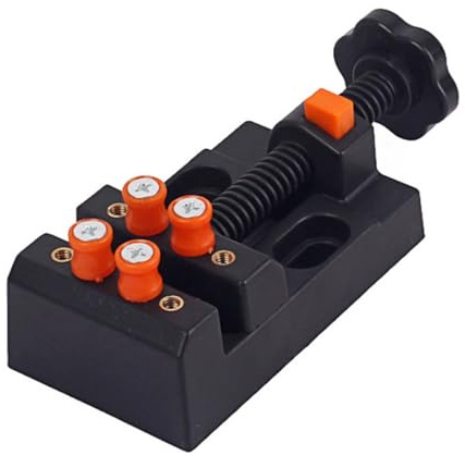 Ipetboom Mini Étau à Mâchoires Réglable, Pince de Serrage de Table en Plastique Robuste, Outil Portable pour Bijoux, Montres et Loisirs Créatifs, Fixation Rapide pour Atelier et Bricolage,