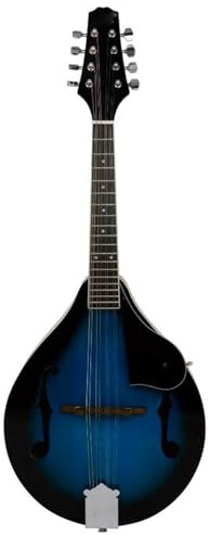 Mandolina Para Principiantes Mandala De Mandolina Guitarra Eléctrica Ocho Cuerdas Para Principiantes Y Adultos(Blue)