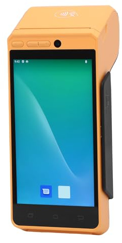 Topiky Handheld-Barcodescanner mit 5,5-Zoll-Touchscreen, 4G LTE, 5G WLAN, Bluetooth, NFC, Multifunktionaler 58-mm-Thermodrucker, 1D/2D-QR-Codeleser, Mobiler POS-PDA für Einzelhand