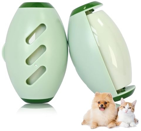 Portable Reusable Lint Roller Ball Washable Sticky Roller for Clothes Lint Fuzz Remover, Pocket Size Mini Travel Hair Cleaner for Suit Jacket Purse Handbag (2pcs)