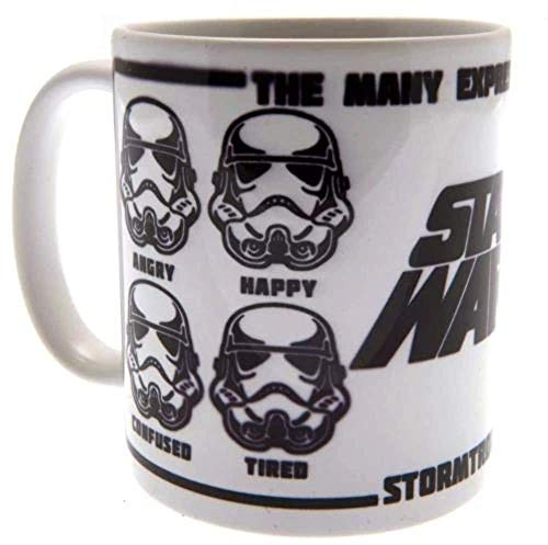 Star Wars MG24950 Coffee Expressions of a Stormtrooper Mug, Ceramic, Multi-Colour, 315 ml