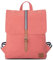 Johnny Urban Rucksack Damen Rot Lea Daypack aus Baumwoll Canvas - Hochwertiger Unisex Damen & Herren Tagesrucksack Klein für Uni Büro & Alltag - Wasserabweisend & mit Laptopfach