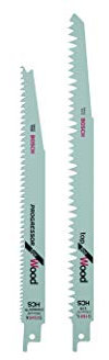 Bosch Professional 2 tlg. Säbelsägeblatt (für Holz, Zubehör Säbelsäge)
