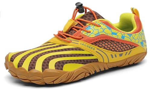 SAGUARO Garçons Filles Chaussures de Trail Respirantes Chaussures Aquatiquess Antidérapantes pour Enfants Taille 24-36 EU