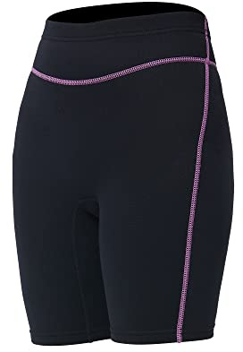 Wetsuit Shorts Pants Women 1.5mm Neoprene Shorts Wetsuit Pants Keep Warm for Swimming Surfing Snorkeling Diving XXL Size