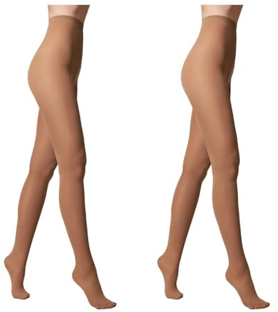 Conte elegant Mallas de Mujer EPISODE 50 DEN Tejido de Microfibra Terciopelo Suave y Grueso Dedos de los pies Reforzados Caliente para Otoño e Invierno Color Bronce Tamaño 4