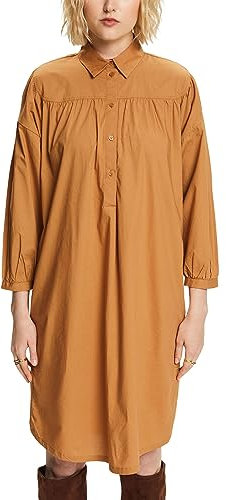 ESPRIT Damen 083EO1E305 Kleid, 235/CARAMEL, Medium