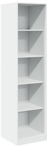 vidaXL Kleiderschrank Weiß 50x50x200 cm Holzwerkstoff