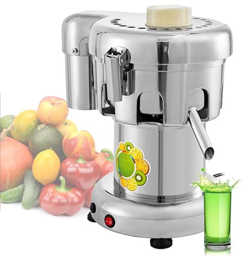 Quixnova Exprimidor centrífugo de 550 W, exprimidor eléctrico de Frutas y Verduras, exprimidor Profesional de Fruta Fresca con Extractor de exprimidor de Boca Ancha de 3 Pulgadas