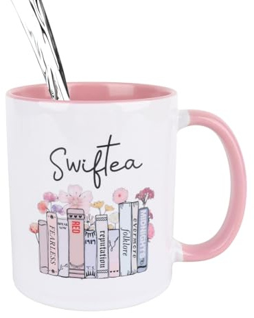 Lotvic Music Lover Personalized 1989 Merchandise Comfortable to Hold Tea Mug, Delicate Smooth Book Mug, Music Ceramic Coffee Cup for Fans Enthusiasts Gifts (350ml)
