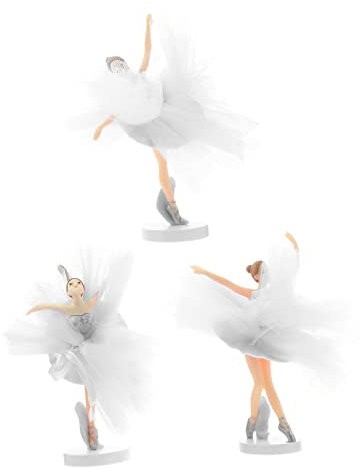 BRIGHTFUFU 3sätze Ballerina Tulle Skirt Cupcake Toppers Kuchendekoration Für Mädchenfeiern Für Geburtstage Hochzeiten Und Desserts