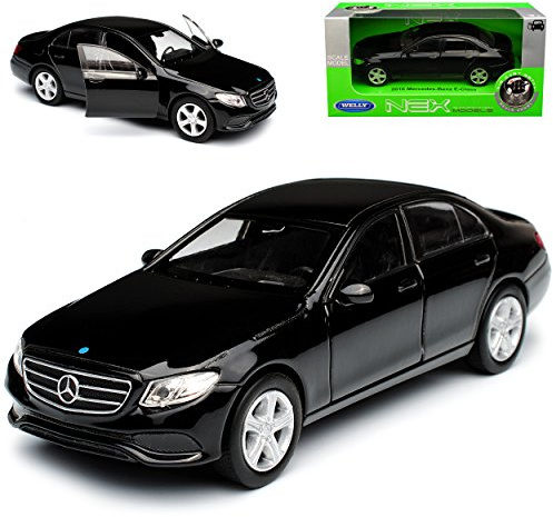 alles-meine.de GmbH Mercedes-B E-Klasse W213 Limousine Schwarz Ab 2016 ca 1/43 1/36-1/46 Welly Modell Auto mit individiuellem Wunschkennzeichen