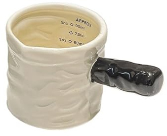 Såsbåt Lätt lyxig kaffemjölkskanna med skala Hushålls flerfärgad keramisk liten mjölkkanna Såskanna(Svart)