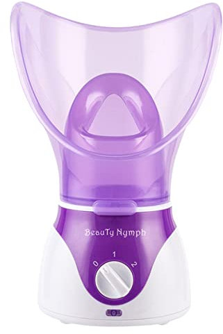 Beauty Nymph Spa Home Vapor Facial Sauna Poros con Temporizador y Extracto De Puntos Negros Cuidado De la Piel Con Vapor Facial Limpieza profunda SPA