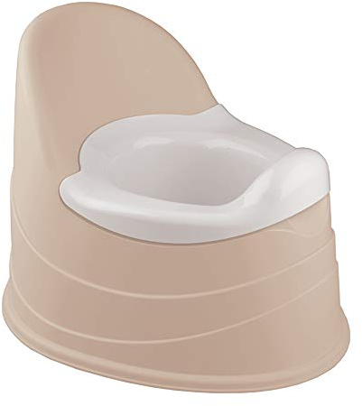Pottysitz - Mit herausnehmbarem Einsatz Beige mit Weiß