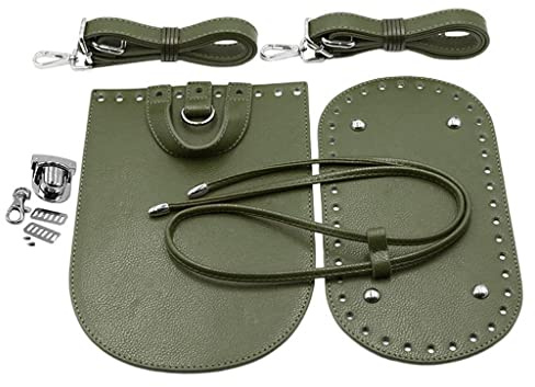 F Fityle 7 /Satz Tasche-Zubehör: Einlegeboden Taschenseiten mit Taschenriemen Zum Häkeln für Handtaschen Damentaschen