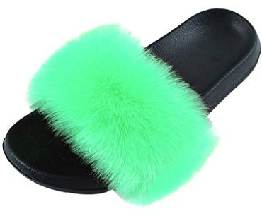 Schuhe Frauen Solid Colors Sommer Slipper Elegante Dame Solid Colourful Outdoor (38,4H)