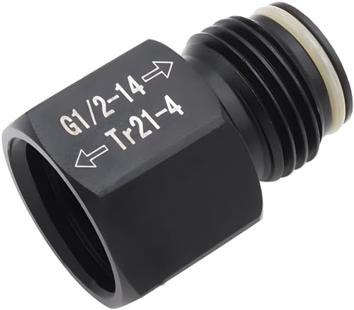 VaVoger Soda CO2 tryckregulator adapter för akvarier hembryggning, hona TR21-4 soda cylinder till hane G1/2 paintball co2 tank