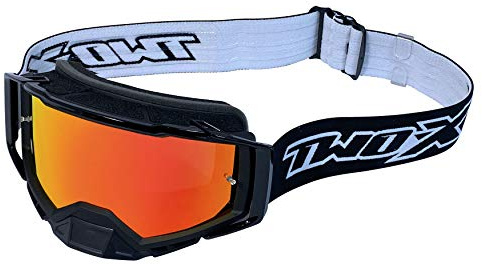 TWO-X Cross-Brille - Motocross-Brille - Kratzfeste Motorrad-Brille - Enduro & Downhill - Modell Atom