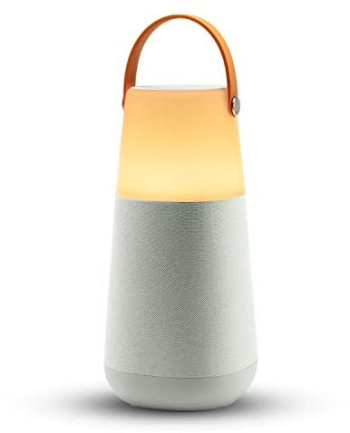 ION Audio Bright Max – Enceinte Bluetooth 360° Portable et étanche avec lumières, Sons d'ambiance, Technologie Multi-Sync et Batterie Rechargeable