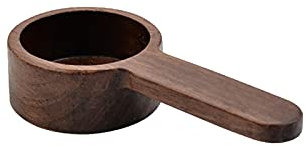 FZQBEY Cuillère doseuse en bois - 8 g/10 g - Avec manche en bois - Pour mesurer et mesurer le café, le thé, le matcha, le cacao (S)