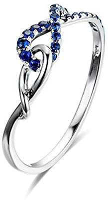 Epinki 18 Karat Au750 Weiß Gold Diamantring, 0.15ct Topas Solitärring Knot Hochzeitsring Rundschliff Partnerringe Echtgold Schmuck Gr.60 (19.1)