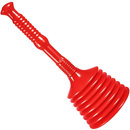 Heavy Duty Large Plunger Unblock Kitchen & Toilet Sinks, Waste Tanks Units Professional Premium Unblocked Drainage Pipes Unblocking Cleaning Gutter Unblocker UK Free P&P