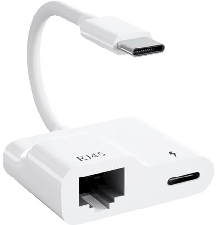 DollaTek 100Mbit/s Netzwerkkarte Typ-C auf RJ45 Port PD Aufladung Mobiltelefon Ethernet Konverter Adapter Stabile Verbindung