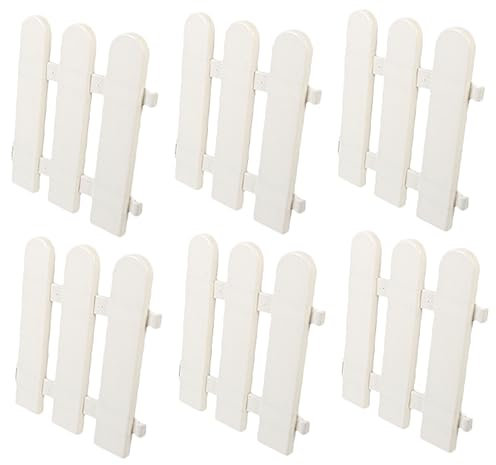 CIYODO 6 Stück Zaun Gartenzaun Außenzaun Zierzäune Baumzaun Zäune Für Hof Garten Zaun Dekorative Landschaft Grenzzaun Außenvilla Grenzzaun Dekorationen