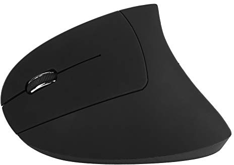 Beufee Mouse Ergonomico Per Mancini, Mouse Per Mancini Mouse Verticale Per Mano Sinistra Mouse Ergonomico Verticale Per Laptop, Regalo Per Mano Sinistra