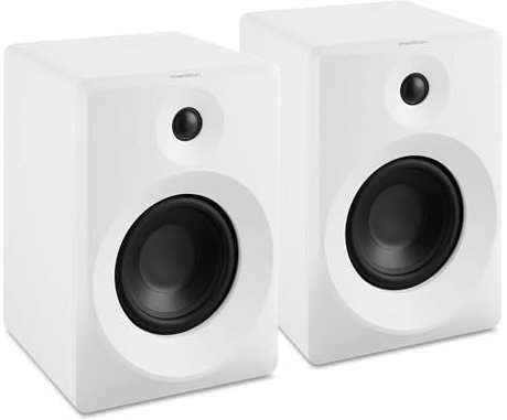 MEDION Altoparlante da scaffale P61925 (attivo e passivo, alloggiamento in legno, sistema a 2 vie, Bluetooth5.0, tweeter e subwoofer integrati, manopola di regolazione, ingresso ottico SPDIF