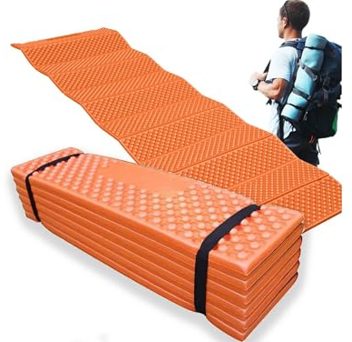 Przydasie Faltbare Isomatte Leicht Wasserdicht 180x60x1,5cm Orange