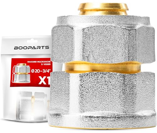BOOPARTS – Conexión multicapa 20-3/4 (20-27) a rosca – Manga hembra multicapa – accesorio de plomería para tubo multicapa 20