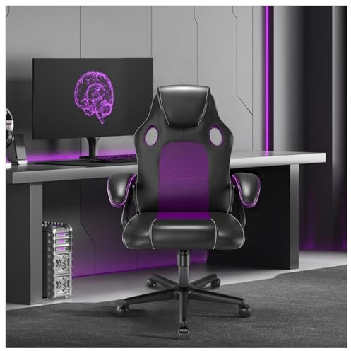 HTI living Bürostuhl Eco Daytona Lila Gaming Stuhl Drehstuhl Schreibtischstuhl