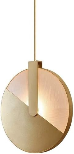 - Lámpara colgante LED - Lámpara de araña simple Acabado en latón y pantalla ajustable de acrílico Iluminación de techo Lámpara suspendida de moda Luces colgantes for dormitorio,luminaria LED