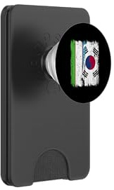 Uzbekistan South Korea Half Flag Uzbek South Korean Jersey PopSockets PopWallet for MagSafe