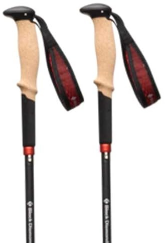 Black Diamond Treckingstöcke Pursuit Carbon Z, Fitnessgerät (anthrazit/orange, 1 Paar, 130 cm)