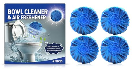 Tabletas de Limpieza de Inodoro,Bloques de Limpieza de Inodoros Azules,Limpiador y Ambientador para Lnodoro
