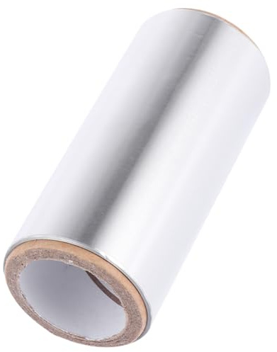 Angoily Aluminium Thermique M Papier Capillaire pour Professionnel Coloration Isolation Rouleau 1 Protection de et Cheveux et Ongles, pour Salon de Coiffure