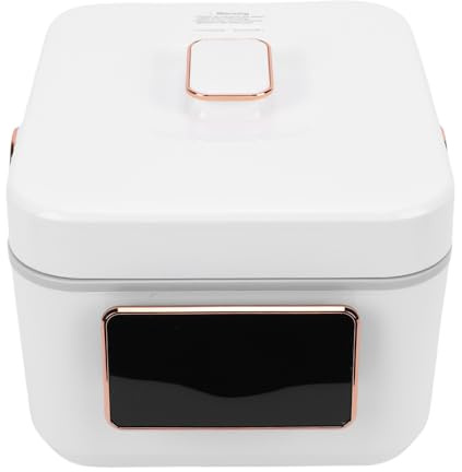 Generic Cuociriso Elettrico Antiaderente Fornello Multiplo a Basso Contenuto di Zucchero Capacità 3 Litri per 2-6 Persone Acciaio Inossidabile (Spina europea)