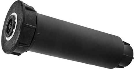 FOMIYES Irrigatore Interrato Automatico Ugello Spruzzatore Regolabile, Testina di Sollevamento in Acciaio Inox, Piccolo Irrigatore per Prato, Giardino e Aiuole Stile Casuale