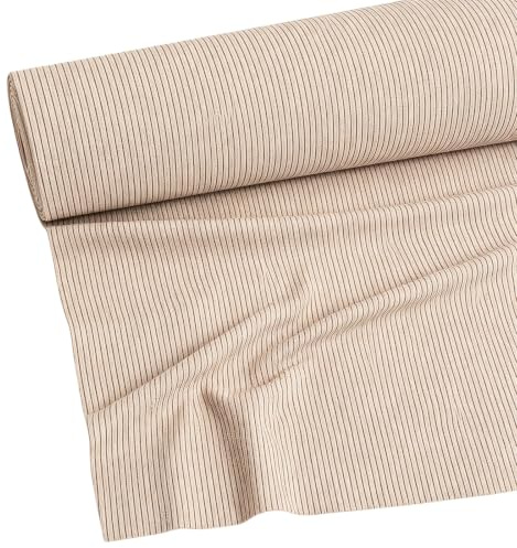 DASIAUTOEM Cord Stoff Meterware, 140x200CM Superweicher Breitcord-Samt Stoff Meterware, Polsterstoff Möbelstoff Stoffe zum Nähen Cord Dekostoff Möbelstoffe für Sofa Decke Bettwäsche und Kissen(Beige)