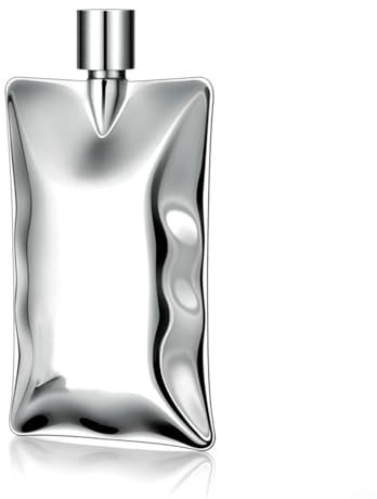 HomeVortex Fiaschetta da 180 ml in acciaio inox, a prova di perdite, con tappo a vite, bottiglia di vino, per whisky, liquore, accessorio portatile da bar, per uomo, campeggio, viaggi, escursionismo